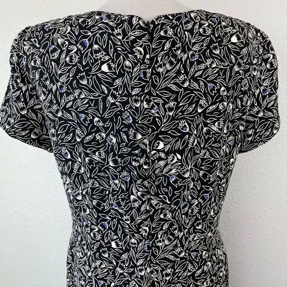 Liz Claiborne Short Sleeve Midi Dress Size 10 EUC - Picture 7 of 10